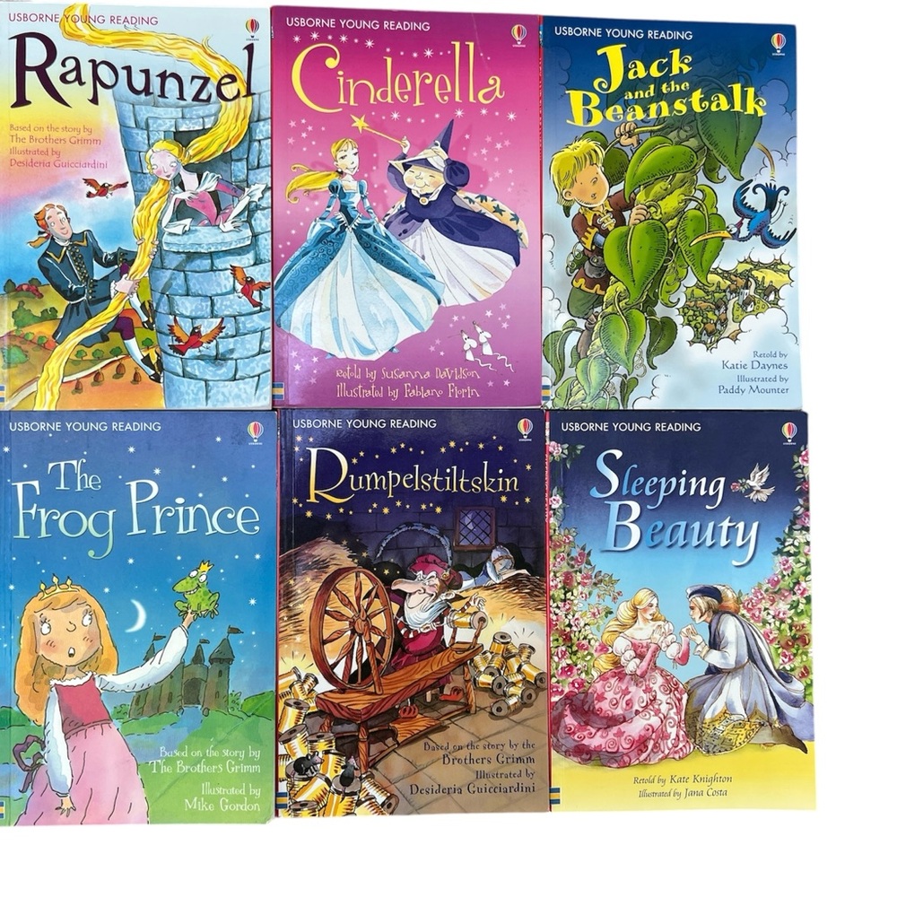 Usborne your reader fairy tales collection set of 6 books